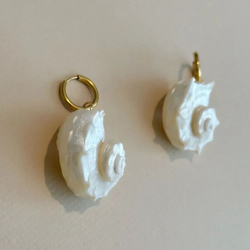 Shell Earrings N1368 - Picture 4 of 5